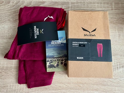 Salewa tights dunkelrot m - tights,