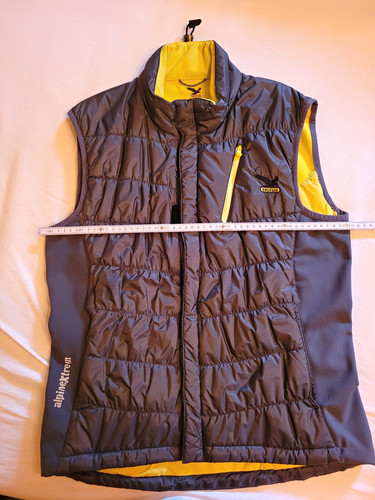 Salewa steppweste grau gelb - steppweste, grau/gelb